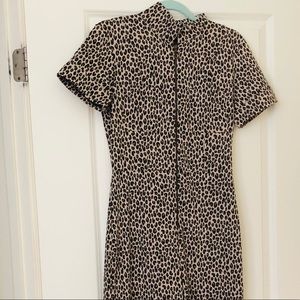 Leopard print jumpsuit - thick material